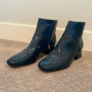 Women’s faux crocodile boots